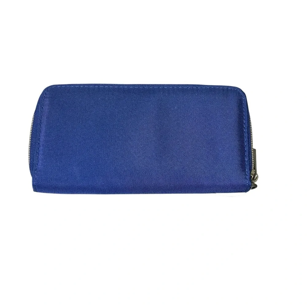 Travelon RFID Blocking Wristlet Wallet Navy‎ Blue  Zip Around Clutch NEW